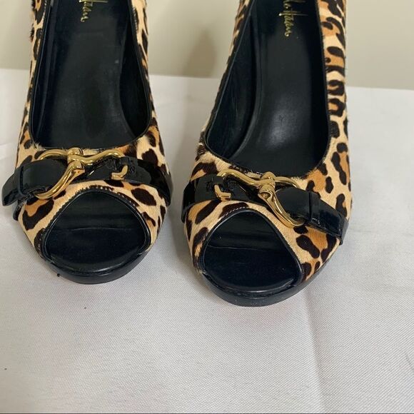 Cole Haan Leopard Pony Hair Pump - 11 - Picture 4 of 12